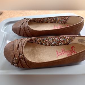 JellyPop Memory Foam Shoes Brown